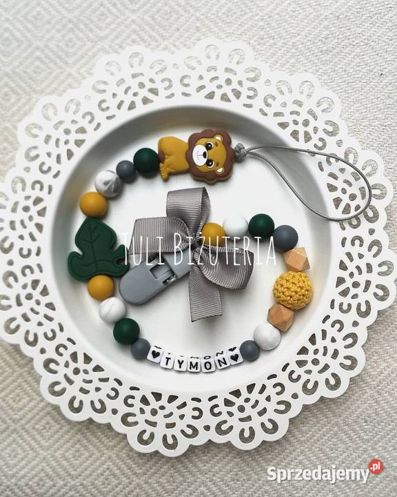 Zawieszka do smoczka z imieniem dziecka warmińsko-mazurskie Olsztyn sprzedam