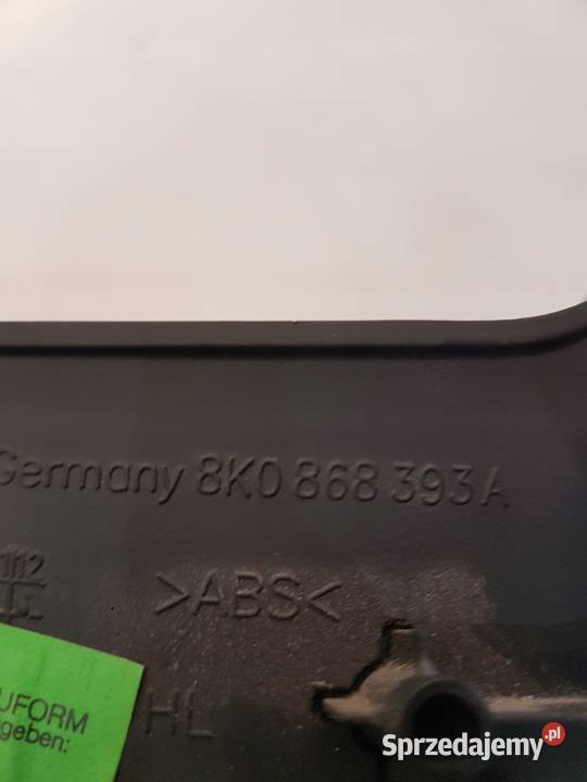 RĄCZKA UCHWYT DRZWI LEWY TYŁ AUDI A4 B8 osobowe Przystajń