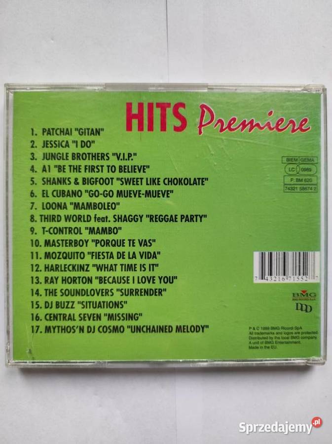 hits premiere 1999 unikalna kolekcjonerska płyta Płyty i kasety Kielce