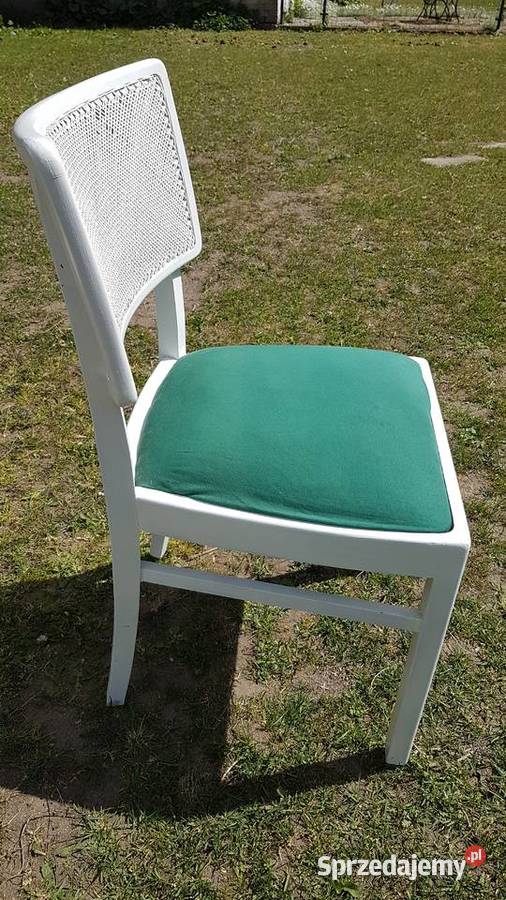 dwa krzesła z rafią Białogard