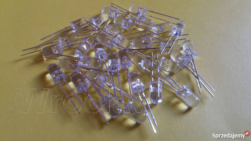zestaw 25 LED UV 5mm wysoko wydajnych dolnośląskie Wrocław sprzedam