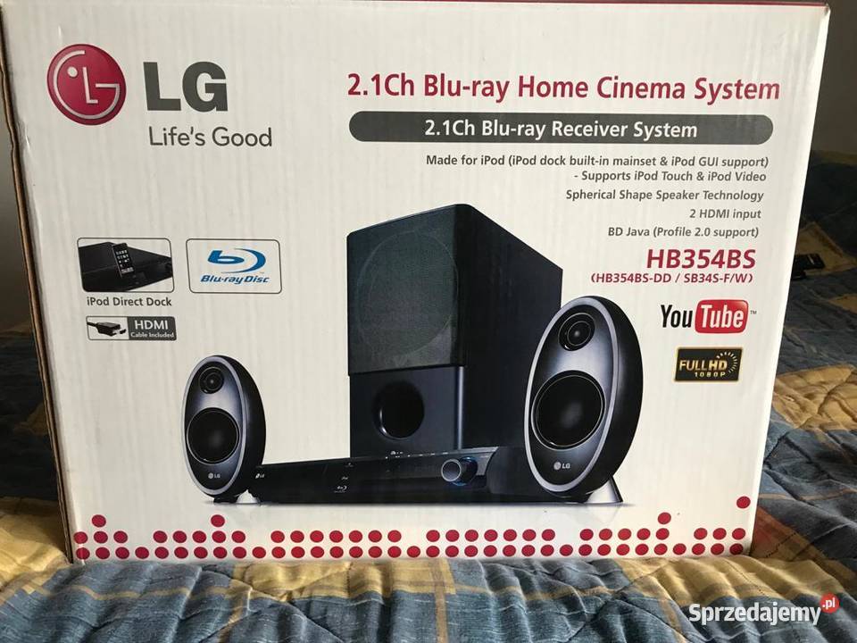 Kino domowe LG 2.1Ch Blu-ray Home Cinema System