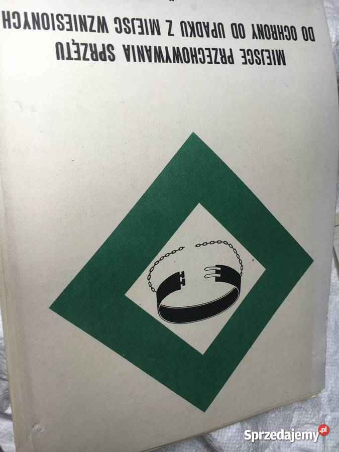 Znaki Bezpieczeństwa PRL 1973 Oryginalne Plansze Gniezno