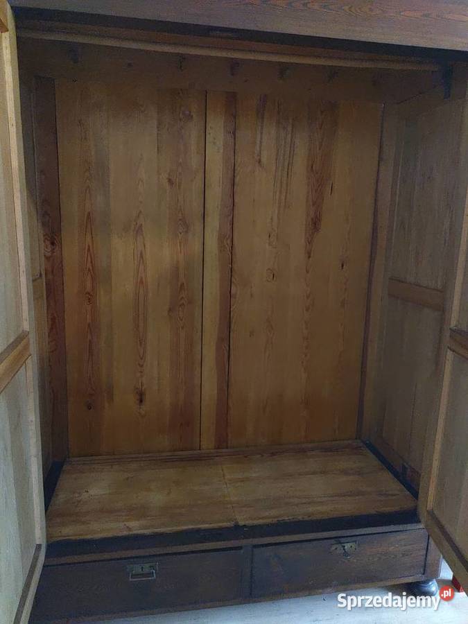 Stara drewniana szafa w stylu Biedermeier 200cm Dom i Ogród mazowieckie Warszawa