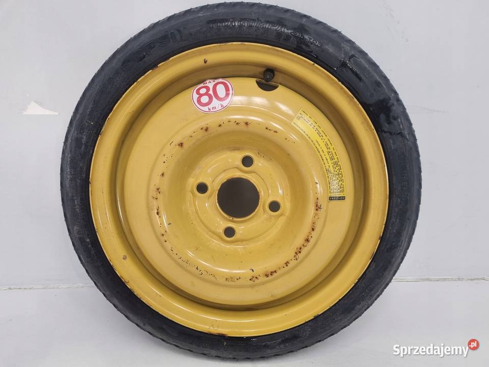 KOŁO DOJAZDOWE Honda Jazz II III 11570 D14 R14 Chełm