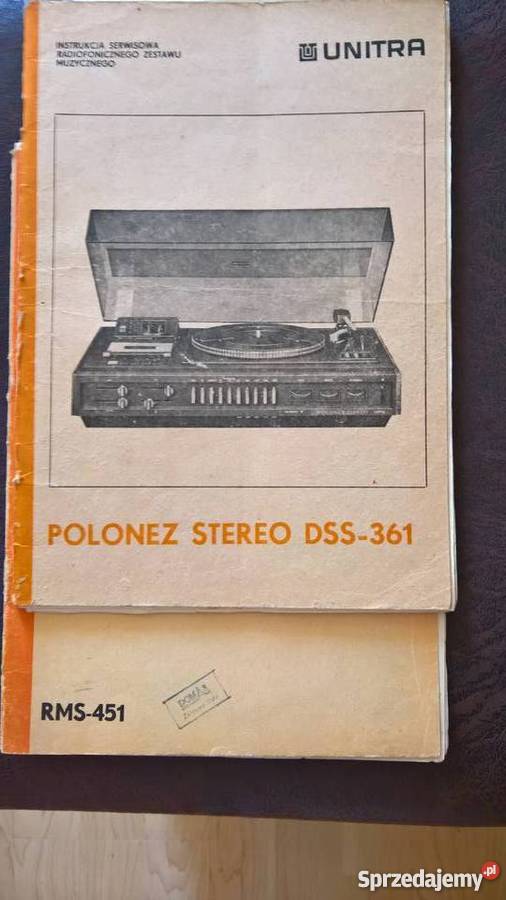 Instrukcje Serwisowe Polonez Stereo DSS361 Pozostałe Pozostałe dolnośląskie