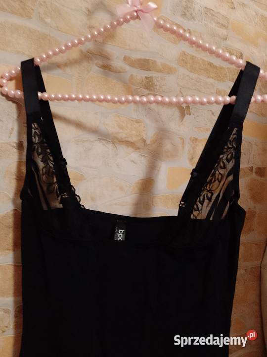 463XL bpc Bonprix Ekskluzywny czarny kombinezon