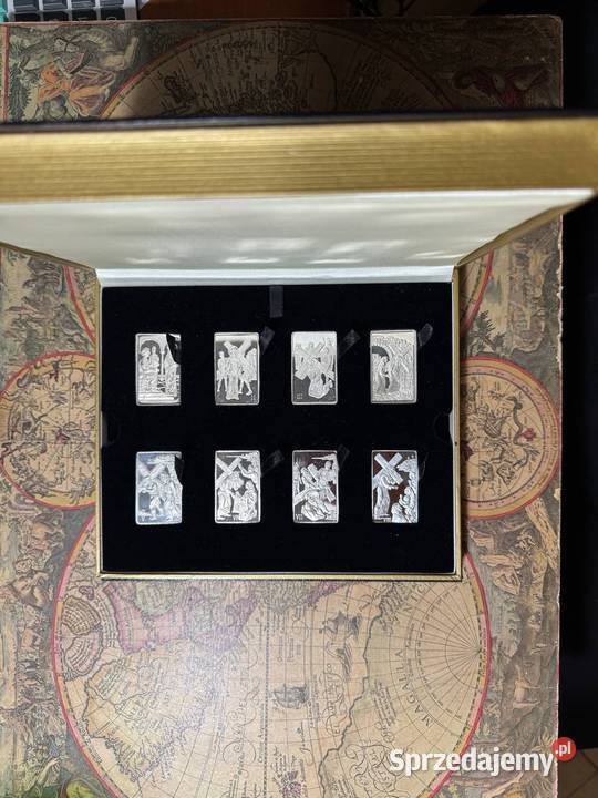 Zestaw srebrny Droga Krzyżowa Warszawa