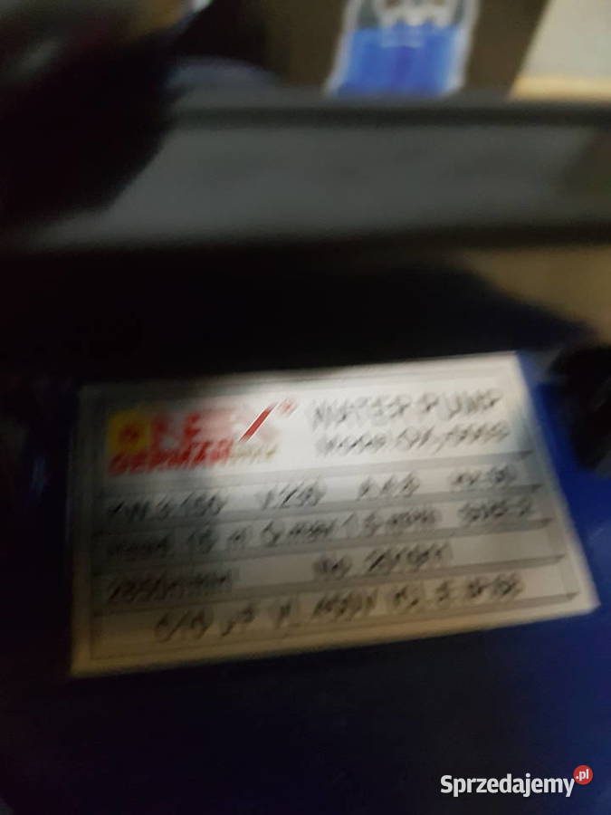 POMPA DO WODY SZAMBA SITKO 3150 Wat onex germany Głogowa sprzedam