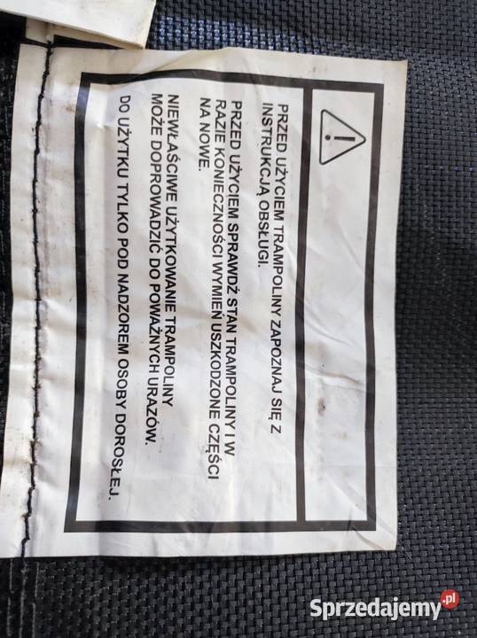 trampolina mata brezent pokrowiec batuta Pozostałe Sport i Wypoczynek Kielce sprzedam