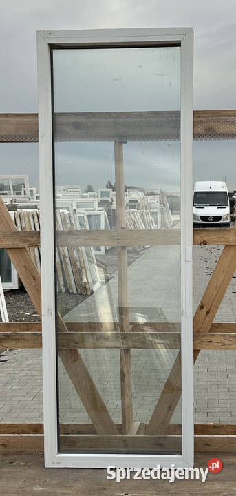 OKNA KacprzaK Witryna 77X202 FIX Używany PCV Lublin