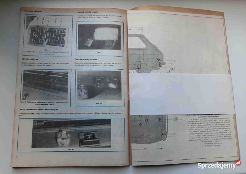 Fiat 126p Naprawa i obsługa Dane techniczne wyd Łódź
