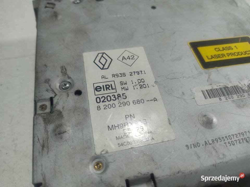 ZMIENIARKA CD RENAULT LAGUNA II 8200290680
