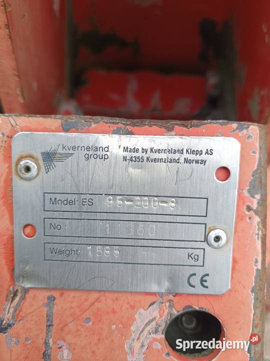Pług Kverneland ES95 z packomatem podlaskie Suwałki