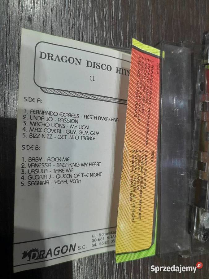 Kaseta magnetofonowa Dragon Disco Hits 11 Viva kaseta