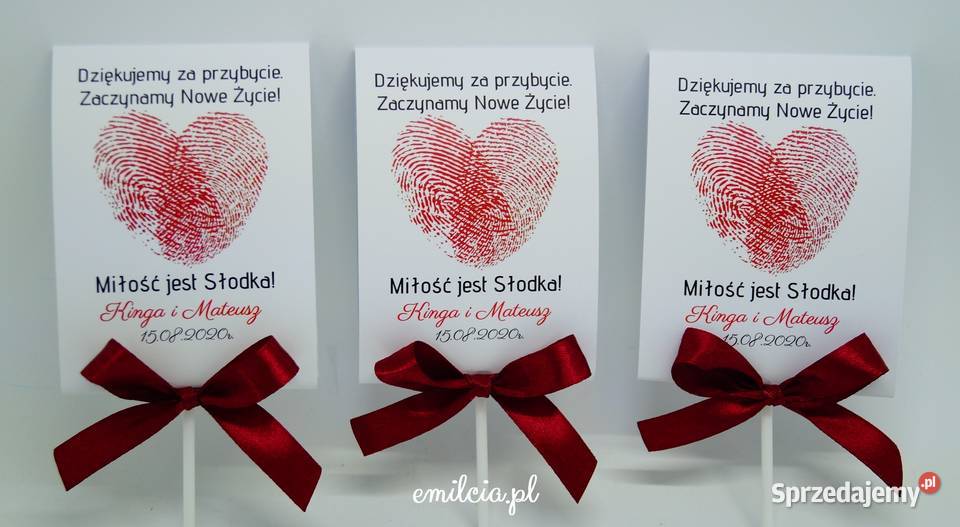 Lizaki Pamiątka Prezent Podziękowanie Gości lubuskie Zielona Góra