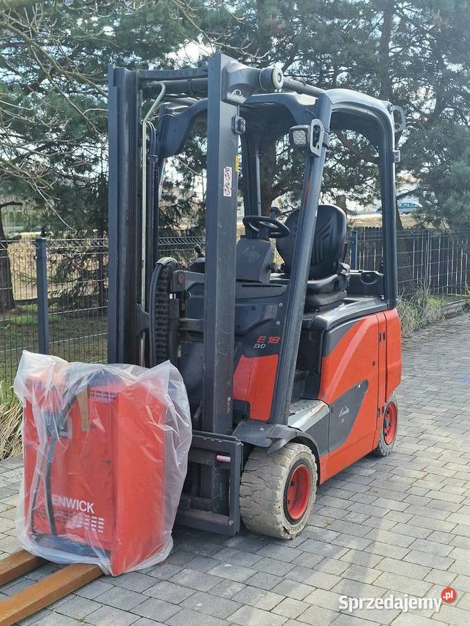 Wózek widłowy Linde E18 PH Evo 2019r wolny skok Wózki widłowe Częstochowa sprzedam