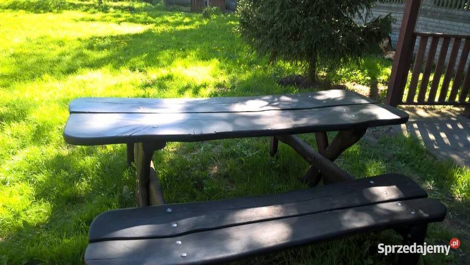 Sprzedam komplet ogrodowy dębowy inny kolor