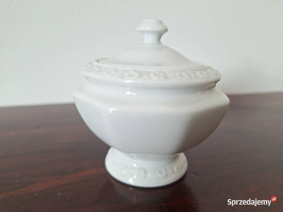 Rosenthal Maria Biała porcelanowa cukiernica pomorskie Gdańsk