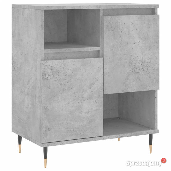 Komoda szarość betonu 60x35x70 materiał