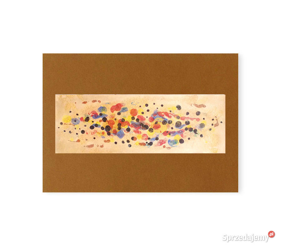 abstrakcja w ciepłych kolorach brązowa dekoracja Częstochowa sprzedam