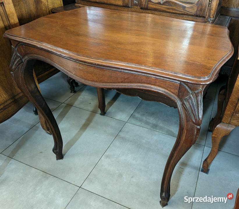 Piękny nieduży stół ludwikowski dąbsklep Dąbrowa Dąbrowa Górnicza
