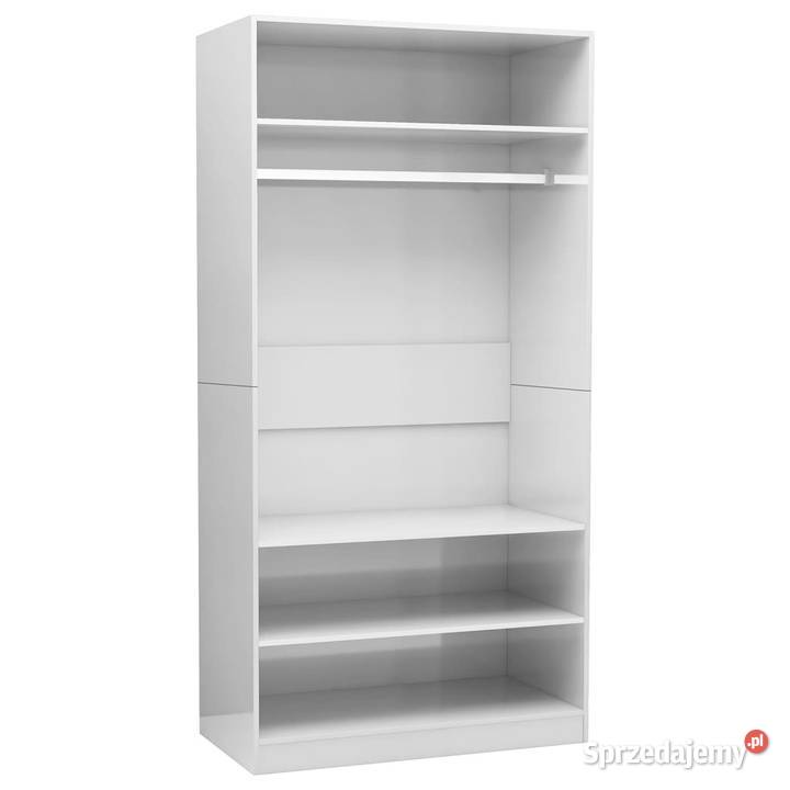 Szafa wysoki połysk biała 100x50x200 WM800231 Warszawa
