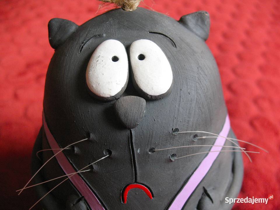 Kot Skarbonka 155 x 10 Czarna ceramika Siedlce