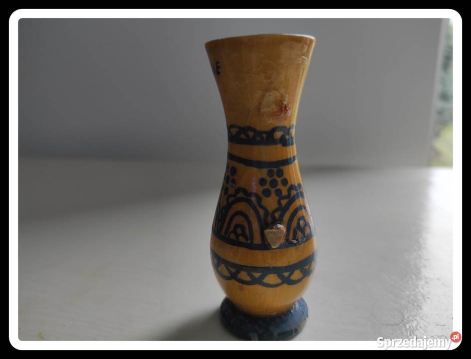 Pamiątka wazonik miniaturka Bucarest Roumanie Płock