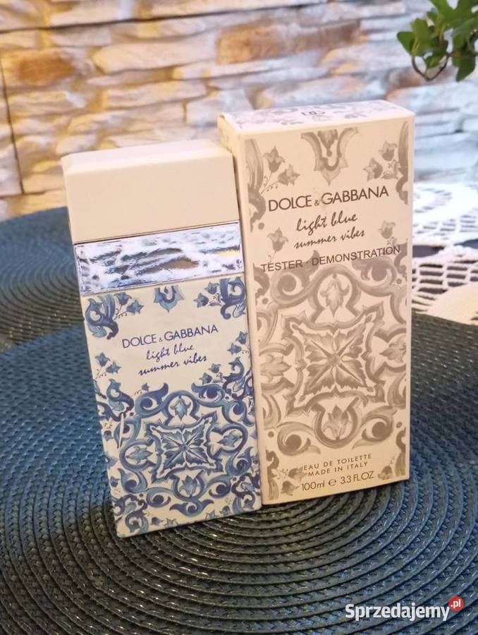 Dolce Gabbana light blue summer vibes Zdrowie i Uroda Zakopane