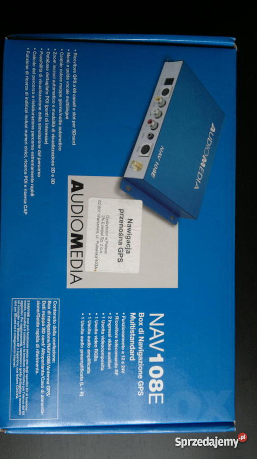 AUDIOMEDIA NAV108e Uniwersalny moduł nawigacyjny Warszawa sprzedam