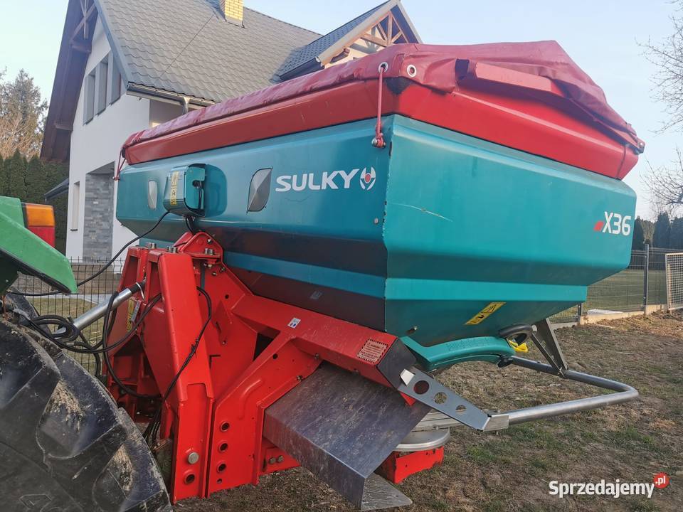 Rozsiewacz Sulky X36 z wagą komputer 3 tony Łańcut sprzedam