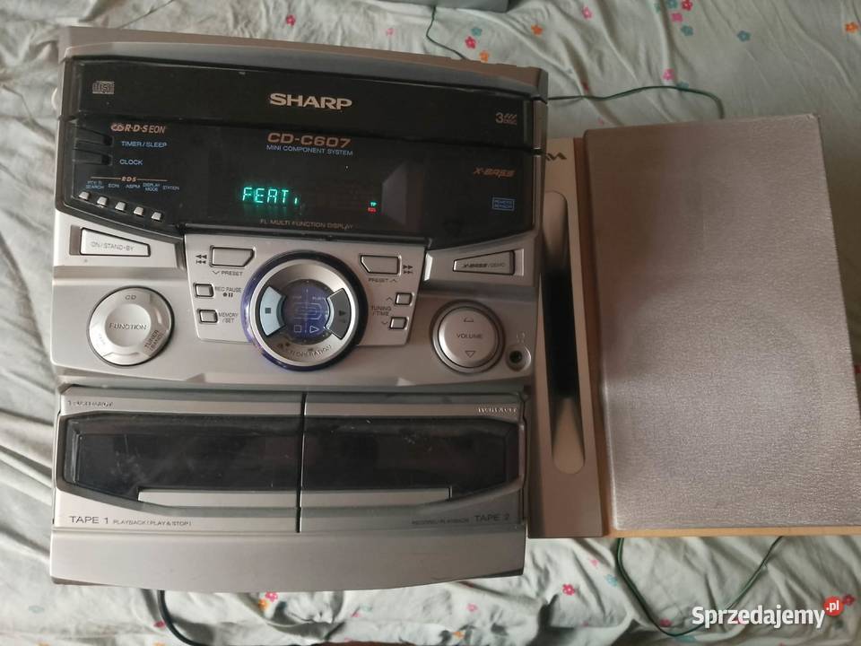 wieza sharp cdc607h radio cd kaseta Legnica