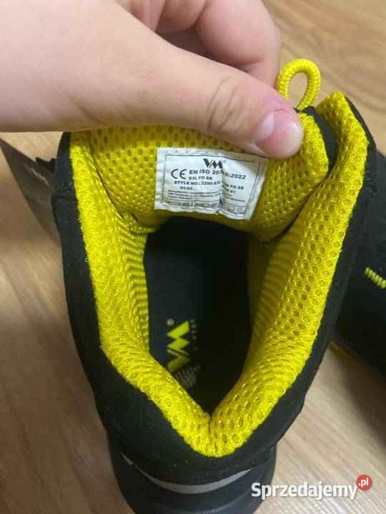 Czarne buty budowlane dolnośląskie Lubin sprzedam