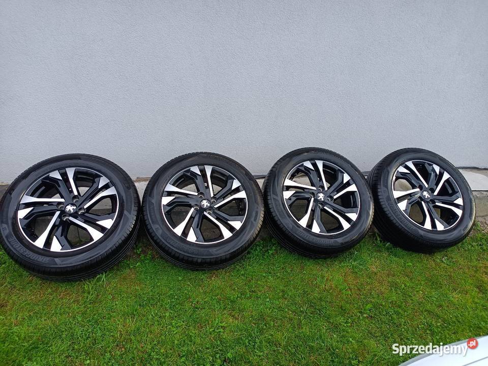 Sprzedam komplet opon z felgami 21560 R17 do Peugeot OE Samochodowe Nakło