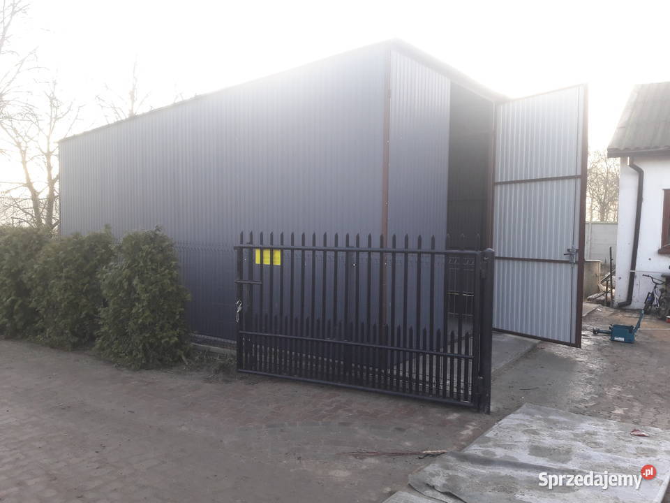 Garaż Blaszany magazyn hala 10x6m z profila Moryń