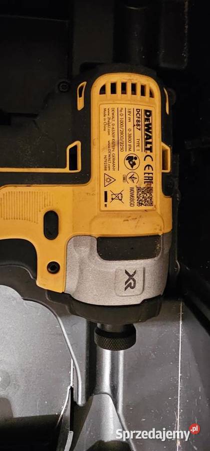 Zestaw narzędzi DeWalt DCD791 DCF887 Koszalin sprzedam