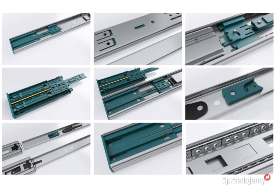 Prowadnica kulkowa SOLID SLIDE z miękkim