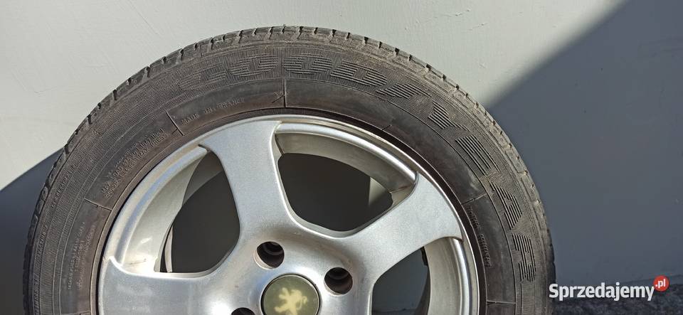 Alufelgi z oponami peugeot 206 małopolskie Sucha Beskidzka
