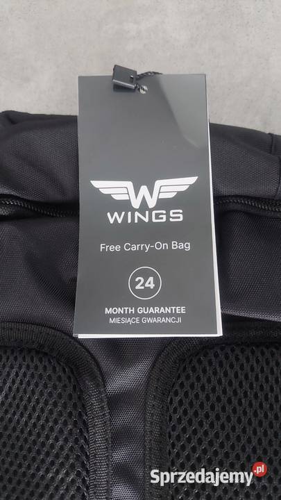 Plecak Podróżny Kabinowy WINGS 2w1 Bagaż Oświęcim