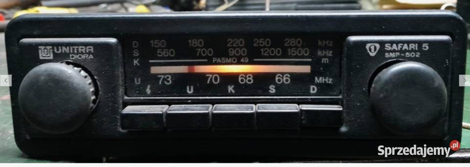 Radio Unitra Diora Safari 5 SMP502 samochodowe Tarnobrzeg