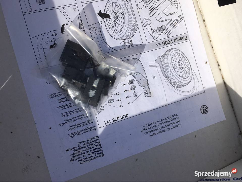 Oryginalne nowe chlapacze VW PASSAT B6 Akcesoria Suchy Las