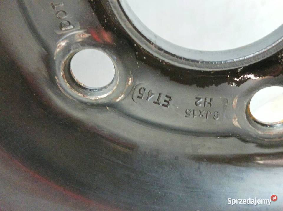 FELGA STALOWA R15 5X100 ET45 OC54MM 6JX15H2