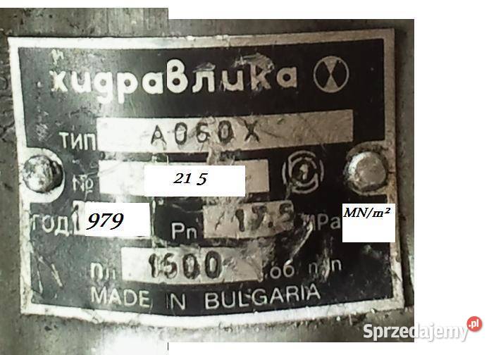 pompa hydrauliczna bułgar Jarosław