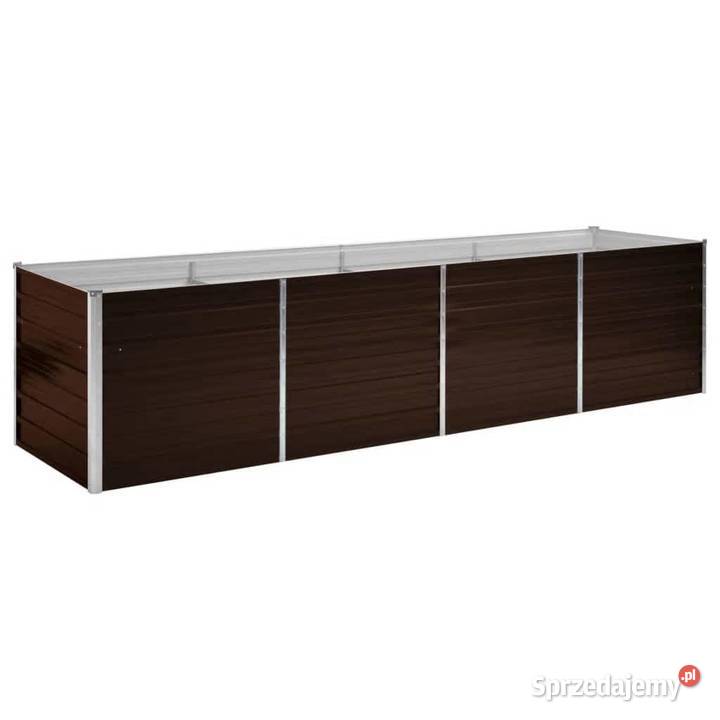 vidaXL Podwyższona donica brązowa 320x80x77 Warszawa sprzedam