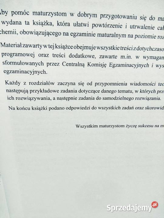 Chemia powtórka przed maturą Pazdro