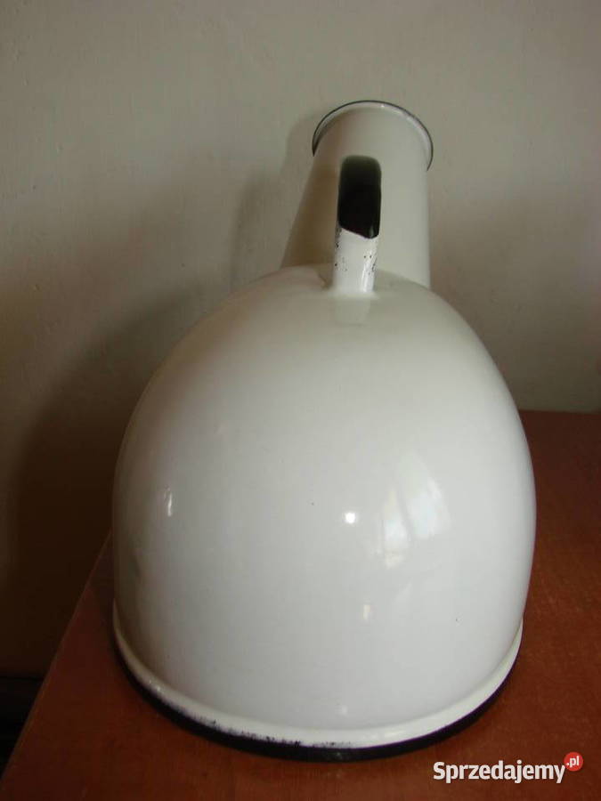 Olkusz emaliowana kaczka szpitalna PRL