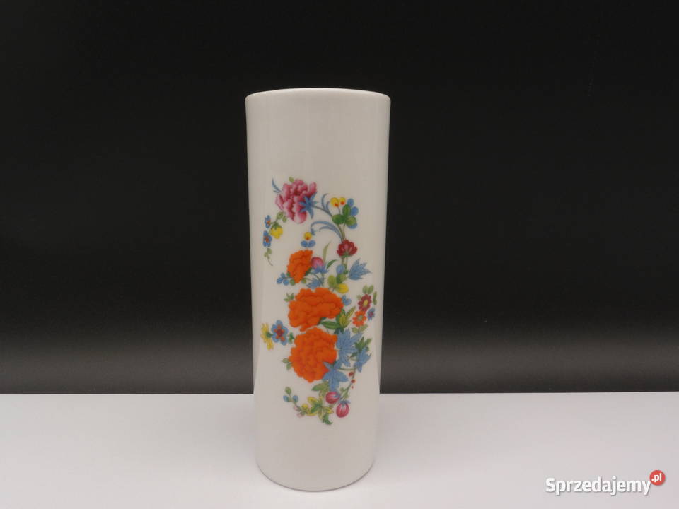 Porcelanowy Wazon z motywem kwiatowym marki Raszków
