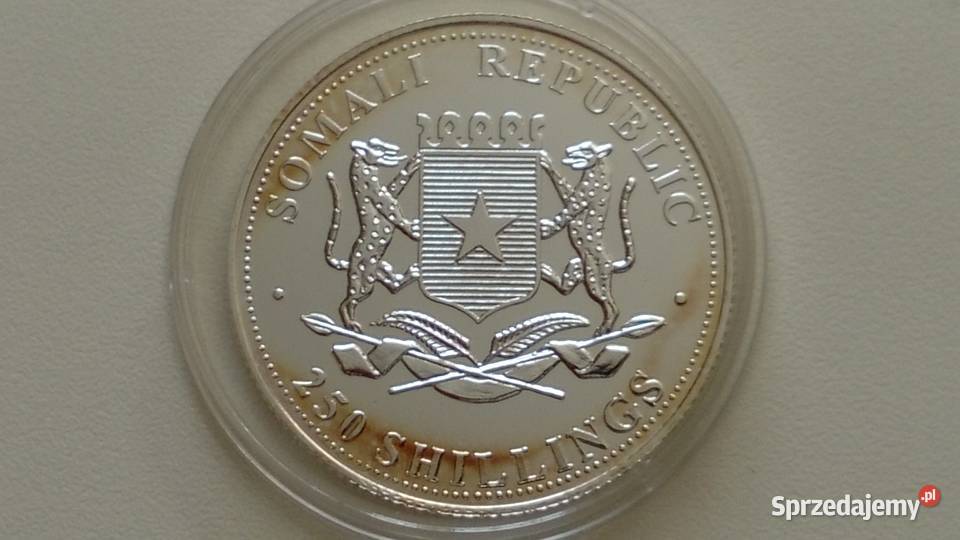 Moneta 250 szylingow 2005 r Republika Somalia