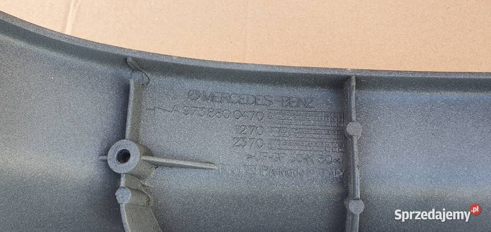 MERCEDES ATEGO ZDERZAK OKULAR LEWY NISKI lubuskie Bieleń